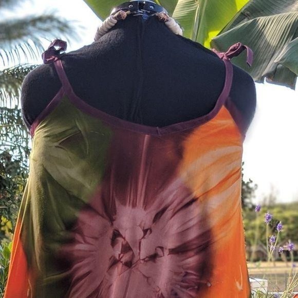 Swimsuit Coverup Handkerchief Dress Shoulder Tie - Picture 8 of 8